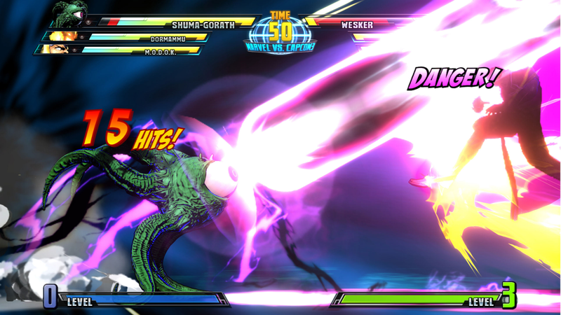 Illustration for article titled The Fate Of New Jill And Shuma-Gorath Marvel Vs. Capcom 3 Screens